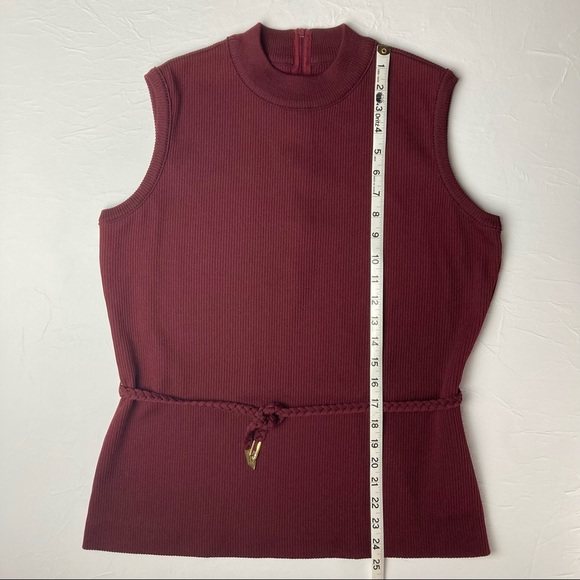 70s vintage mock turtle, sleeveless top - Picture 14 of 16